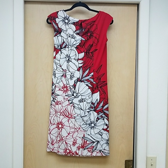 Cato Red Black White dress - Picture 4 of 6